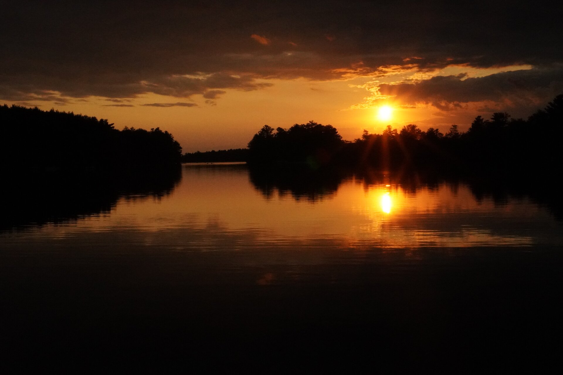 Poconos at dusk